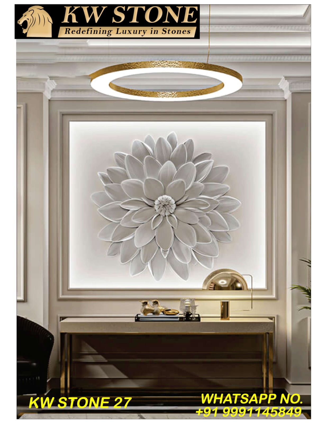 Enhance Your Space with a Luxury Stone Feature Wall